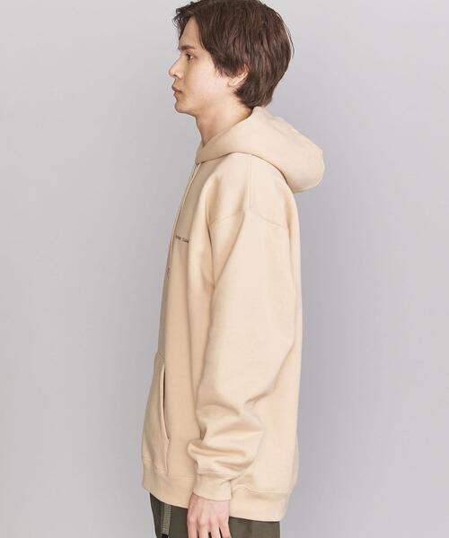BEAUTY&YOUTH UNITED ARROWS（ビューティーアンドユースユナイテッドアローズ）の「【WEB限定】by FREEDOM STANDARD エアー ワイドフォルム パーカー（パーカー・メンズ・ダークグレー/ベージュ/ホワイト/ライトグレー/ケリー/ピンク/レッド/ワインレッド/ブラック/オリーブ/クリーム/ライトブルー・M/S/L）」の20枚目の写真