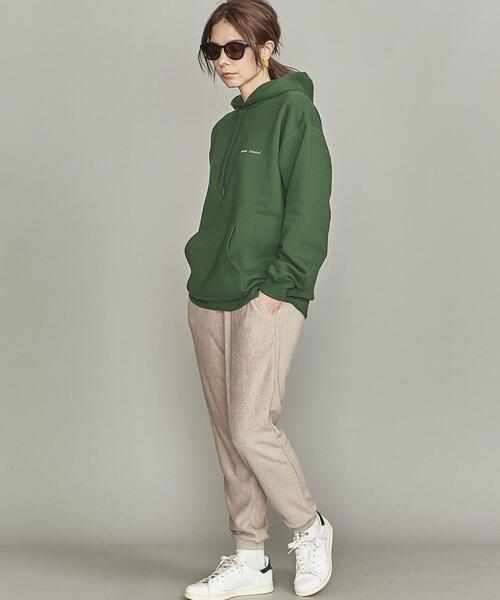 BEAUTY&YOUTH UNITED ARROWS（ビューティーアンドユースユナイテッドアローズ）の「【WEB限定】by FREEDOM STANDARD エアー ワイドフォルム パーカー（パーカー・メンズ・ダークグレー/ベージュ/ホワイト/ライトグレー/ケリー/ピンク/レッド/ワインレッド/ブラック/オリーブ/クリーム/ライトブルー・M/S/L）」の16枚目の写真