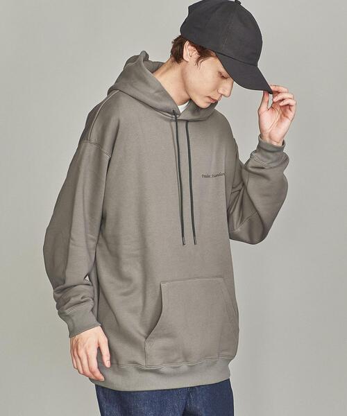 BEAUTY&YOUTH UNITED ARROWS（ビューティーアンドユースユナイテッドアローズ）の「【WEB限定】by FREEDOM STANDARD エアー ワイドフォルム パーカー（パーカー・メンズ・ダークグレー/ベージュ/ホワイト/ライトグレー/ケリー/ピンク/レッド/ワインレッド/ブラック/オリーブ/クリーム/ライトブルー・M/S/L）」の17枚目の写真