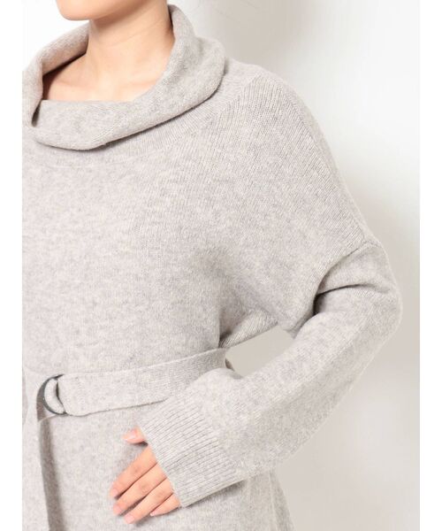 RESEXXY(リゼクシー)の「ウォームニットワンピース(ワンピース・レディース・ブラック/ベージュ/グレー/イエロー・FREE)」の14枚目の写真