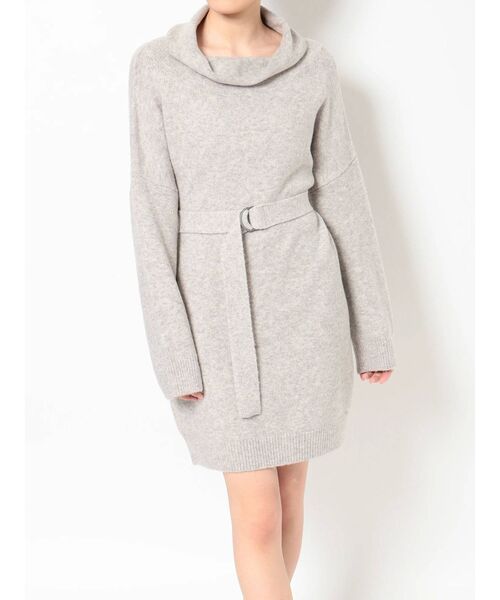 RESEXXY(リゼクシー)の「ウォームニットワンピース(ワンピース・レディース・ブラック/ベージュ/グレー/イエロー・FREE)」の22枚目の写真