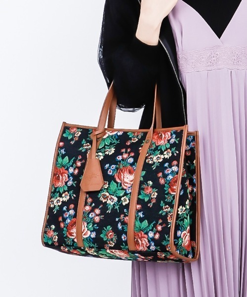 axes femme ジャガードトートバッグ axes femme（アクシーズファム）の「ジャガードトートバッグ