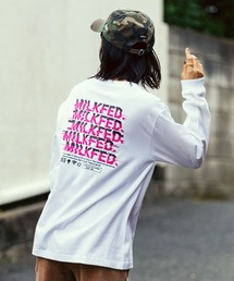 MILKFED. | LS TEE GLITCH STENCIL(Tシャツ/カットソー)