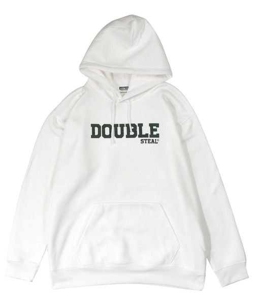 DOUBLE STEAL(ダブルスティール)の「CAMO LOGO 裏起毛 パーカー(パーカー・メンズ・ブラック/ホワイト/トップグレー・LARGE/MEDIUM/X-LARGE)」の2枚目の写真