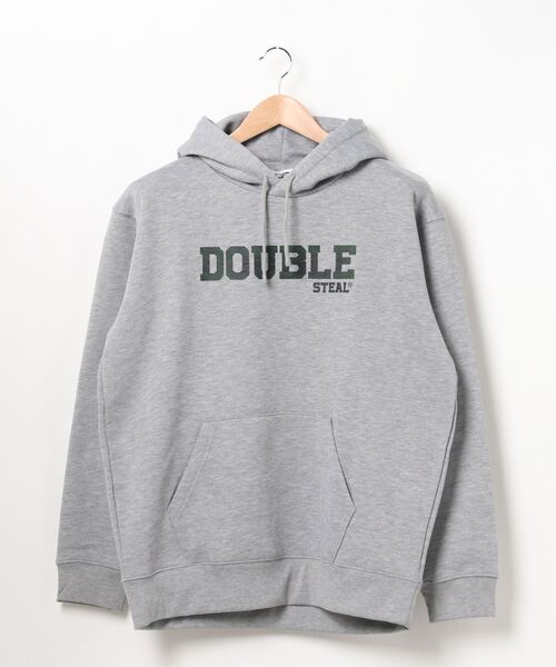 DOUBLE STEAL(ダブルスティール)の「CAMO LOGO 裏起毛 パーカー(パーカー・メンズ・ブラック/ホワイト/トップグレー・LARGE/MEDIUM/X-LARGE)」の7枚目の写真