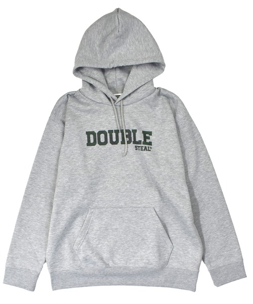 DOUBLE STEAL(ダブルスティール)の「CAMO LOGO 裏起毛 パーカー(パーカー・メンズ・ブラック/ホワイト/トップグレー・LARGE/MEDIUM/X-LARGE)」の5枚目の写真