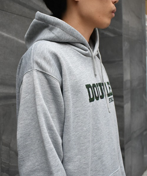 DOUBLE STEAL(ダブルスティール)の「CAMO LOGO 裏起毛 パーカー(パーカー・メンズ・ブラック/ホワイト/トップグレー・LARGE/MEDIUM/X-LARGE)」の6枚目の写真