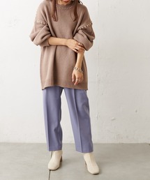 natural couture | 美シルエット微起毛テーパードパンツ Sサイズ(その他パンツ)