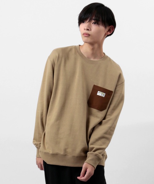 SMITH'S(スミス)の「【SMITH'S/スミス】 胸ポケット付き スウェット/トレーナー(スウェット・メンズ・ホワイト/ベージュ/チャコールグレー/ネイビー・XL/M/L)」の17枚目の写真