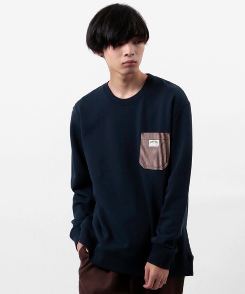 SMITH'S(スミス)の「【SMITH'S/スミス】 胸ポケット付き スウェット/トレーナー(スウェット・メンズ・ホワイト/ベージュ/チャコールグレー/ネイビー・XL/M/L)」の18枚目の写真