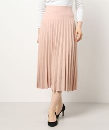 新品☆ANAYI 2021 サマーニット　プリーツスカート　ネイビー　アナイ　M 新品☆ANAYI 2021 サマーニット プリーツスカート ネイビー