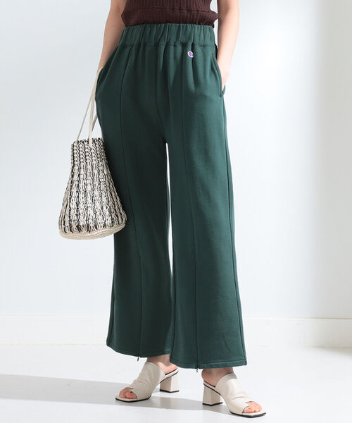 Ray BEAMS(レイビームス)の「Champion × Ray BEAMS / 別注 ロング パンツ(スウェットパンツ・レディース・ダークグリーン/ブラック/ホワイト・ONE SIZE)」の19枚目の写真