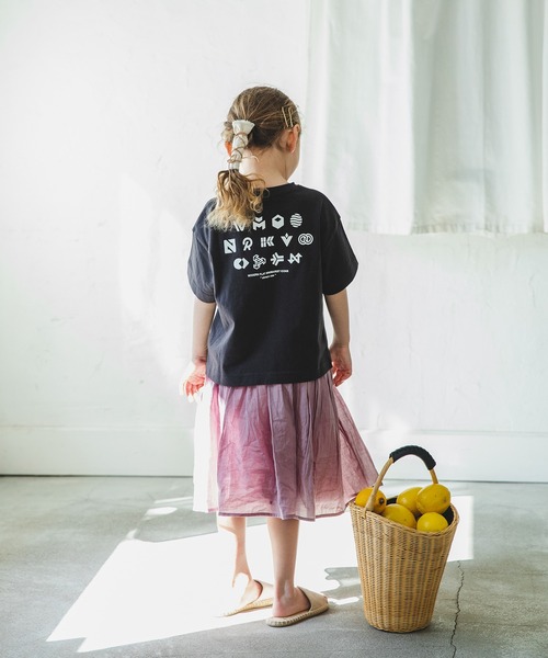 pairmanon（ペアマノン）の「【インドコットン】【リンクコーデ】インド綿 コットン ロング ボイルスカート（スカート・キッズ・ラベンダー/ブルー/ブラック/ベージュ/テラコッタ・100/120/140/150/90/110/130）」の19枚目の写真