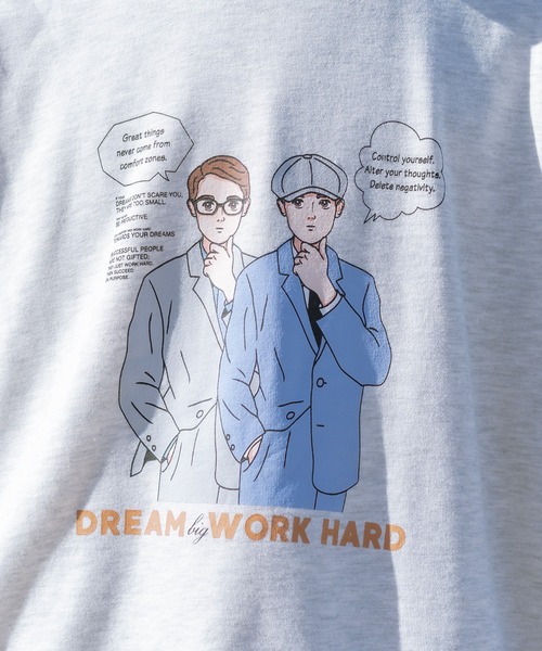 kutir(クティール)の「リブ配色ゆるイラストスウェット(スウェット・メンズ・ホワイト/ブラック/その他/霜降りグレー・MEDIUM/LARGE)」の10枚目の写真