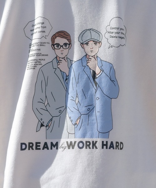 kutir(クティール)の「リブ配色ゆるイラストスウェット(スウェット・メンズ・ホワイト/ブラック/その他/霜降りグレー・MEDIUM/LARGE)」の17枚目の写真