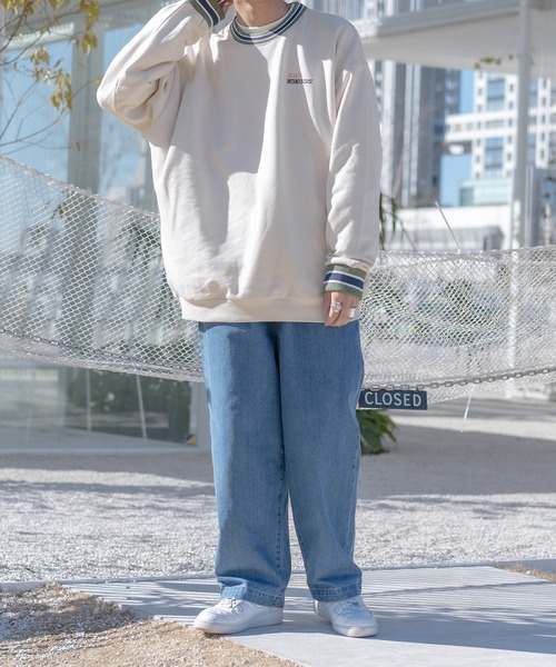 kutir(クティール)の「リブ配色ゆるイラストスウェット(スウェット・メンズ・ホワイト/ブラック/その他/霜降りグレー・MEDIUM/LARGE)」の19枚目の写真