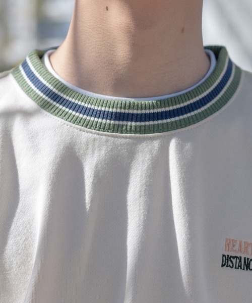 kutir(クティール)の「リブ配色ゆるイラストスウェット(スウェット・メンズ・ホワイト/ブラック/その他/霜降りグレー・MEDIUM/LARGE)」の22枚目の写真