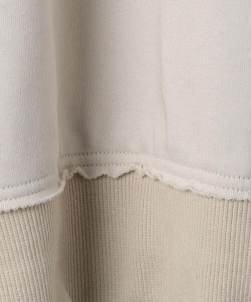 BRACTMENT(ブラクトメント)の「『BRACTMENT(ブラクトメント)』 BM 裏毛 ラグラン プルオーバー(スウェット・レディース・ライトグレー/オフホワイト/シャーベット・FREE)」の15枚目の写真