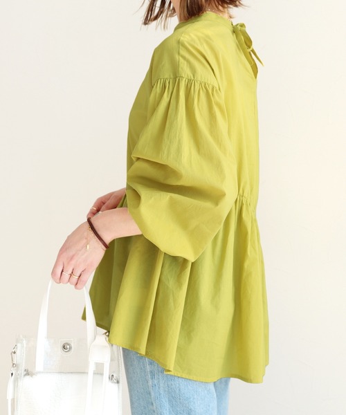 reca（レカ）の「ペプラムブラウス（シャツ/ブラウス・レディース・ブラック/イエロー/アイボリー/ベージュ・M/L）」の17枚目の写真