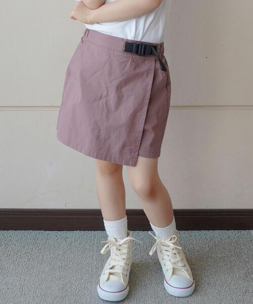 coen(コーエン)の「【coen キッズ/ジュニア】ラップスカパン(スカート・キッズ・ベージュ/ピンク・110/130/150)」の2枚目の写真