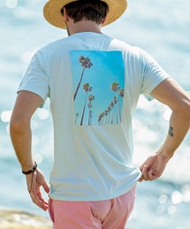 KAGAFURI KAMAKURA(カガフリ カマクラ)パームツリーフォトメッセージTシャツ
