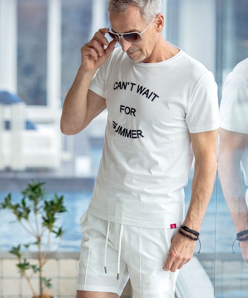 KAGAFURI KAMAKURA(カガフリカマクラ)の「KAGAFURI KAMAKURA(カガフリ カマクラ)パームツリーフォトメッセージTシャツ(Tシャツ/カットソー・メンズ・ホワイト/ピンク/ブルー/イエロー・L/M/S)」の6枚目の写真