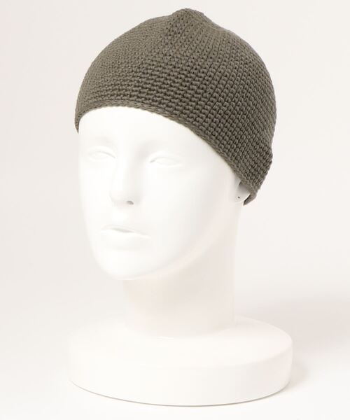 koe(コエ)の「RUBEN ケーブルワッチ*(ニットキャップ/ビーニー・レディース・ブラック/カーキ/アイボリー・FREE)」の1枚目の写真