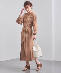 UNITED ARROWS | UBC ギャザー ロングスリーブ ワンピース(ワンピース)