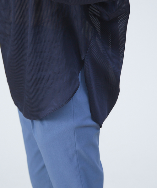 qualite（カリテ）の「シャドーストライプブラウス（シャツ/ブラウス・レディース・オフホワイト/ピンク/ネイビー・38）」の13枚目の写真