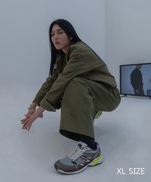 DUCKDIVE（ダックダイブ）の「【DUCKDIVE 】マルチダート バルーンワイドパンツ（スラックス・レディース・ブラック/カーキ・MEDIUM/LARGE/X-LARGE）」の9枚目の写真