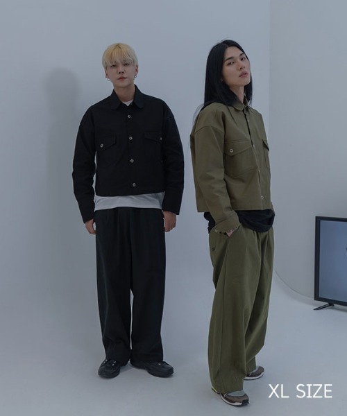 DUCKDIVE（ダックダイブ）の「【DUCKDIVE 】マルチダート バルーンワイドパンツ（スラックス・レディース・ブラック/カーキ・MEDIUM/LARGE/X-LARGE）」の5枚目の写真