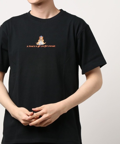 BACK NUMBER（バックナンバー）の「【BACK NUMBER】アニマル刺繍Ｔシャツ（Tシャツ/カットソー・メンズ・ベージュ/ホワイト×ホワイト/ブラック/ホワイト/オフホワイト/フューシャピンク・M/XL/L）」の5枚目の写真