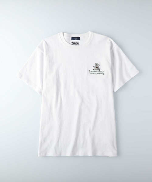 BACK NUMBER（バックナンバー）の「【BACK NUMBER】アニマル刺繍Ｔシャツ（Tシャツ/カットソー・メンズ・ベージュ/ホワイト×ホワイト/ブラック/ホワイト/オフホワイト/フューシャピンク・M/XL/L）」の21枚目の写真