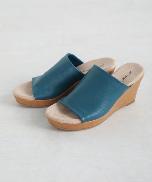 Bou Jeloud（ブージュルード）の「もっちりフィット◆ウェッジサンダル（サンダル・レディース・ブラック/アイボリー/イエロー/ブルー・M/L）」の3枚目の写真