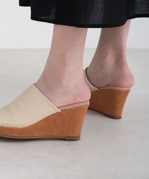 Bou Jeloud（ブージュルード）の「もっちりフィット◆ウェッジサンダル（サンダル・レディース・ブラック/アイボリー/イエロー/ブルー・M/L）」の12枚目の写真