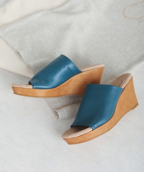 Bou Jeloud（ブージュルード）の「もっちりフィット◆ウェッジサンダル（サンダル・レディース・ブラック/アイボリー/イエロー/ブルー・M/L）」の17枚目の写真