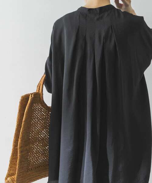 URBAN RESEARCH(アーバンリサーチ)の「フロントデザイン7分袖ドルマンブラウス(Tシャツ/カットソー・レディース・ブラック/オフホワイト・FREE)」の8枚目の写真