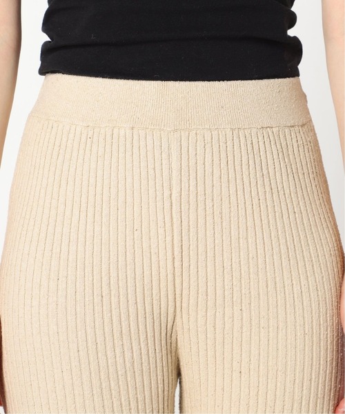 plage（プラージュ）の「【R’IAM】シルクネップリブパンツ◆（その他パンツ・レディース・ナチュラル/ブラウン・36/38）」の16枚目の写真