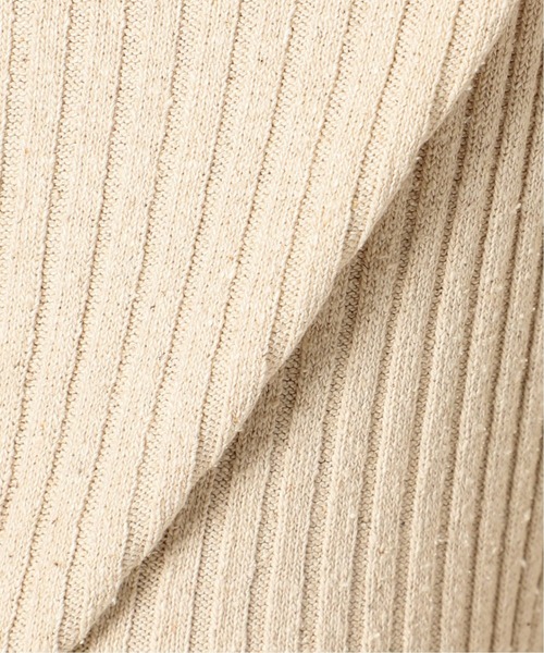 plage（プラージュ）の「【R’IAM】シルクネップリブパンツ◆（その他パンツ・レディース・ナチュラル/ブラウン・36/38）」の4枚目の写真