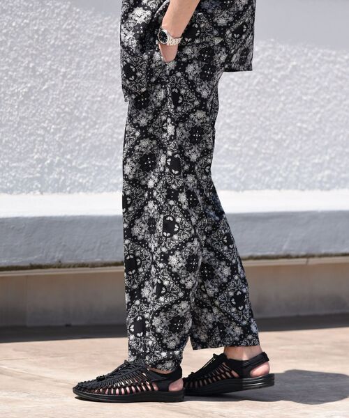 SHIPS(シップス)の「【WEB限定】SHIPS: 《シャツ+パンツ+巾着袋3点セット》ワンマイル セットアップ オープンカラーシャツ/リラックスパンツ(セットアップ・メンズ・ブラック/カーキ/グリーン/オリーブ・SMALL/X-LARGE/LARGE/MEDIUM)」の17枚目の写真