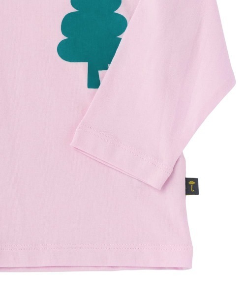 moimoln（モイモルン）の「クリップグラウンカットソー（Tシャツ/カットソー・キッズ・ライム/アイボリー/ライトパープル・110cm/130cm/90cm/100cm/120cm）」の7枚目の写真