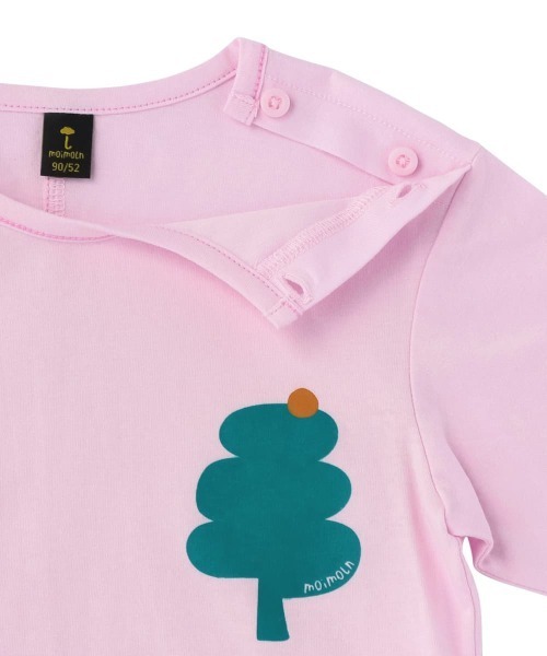 moimoln（モイモルン）の「クリップグラウンカットソー（Tシャツ/カットソー・キッズ・ライム/アイボリー/ライトパープル・110cm/130cm/90cm/100cm/120cm）」の8枚目の写真