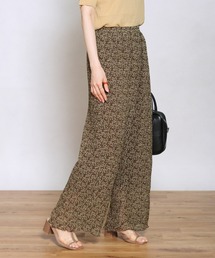 Crisp | フラワークレープシアーパンツ(その他パンツ)