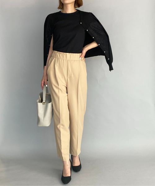 PICCIN(ピッチン)の「パールボタンスカラレースカーディガン(カーディガン/ボレロ・レディース・ホワイト/ブラック/サーモンピンク・M)」の22枚目の写真