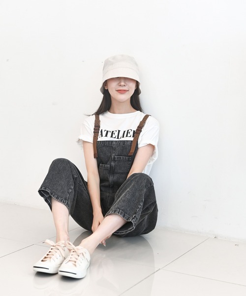 me+em select（ミームセレクト）の「コットンリネンバケットハット（ハット・レディース・アイボリー/ベージュ/ブラック/ネイビー・FREE）」の5枚目の写真