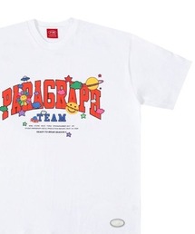 Paragraph | Paragraph/パラグラフ/ハッピーロゴプリント半袖Tシャツ/HappyLogo Tee/PARAGRAPH_NO.42(Tシャツ/カットソー)