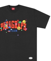 Paragraph | Paragraph/パラグラフ/ハッピーロゴプリント半袖Tシャツ/HappyLogo Tee/PARAGRAPH_NO.42(Tシャツ/カットソー)