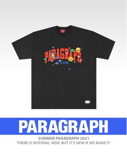 Paragraph（パラグラフ）の「Paragraph/パラグラフ/ハッピーロゴプリント半袖Tシャツ/HappyLogo Tee/PARAGRAPH_NO.42（Tシャツ/カットソー・メンズ・ホワイト/チャコールグレー/キナリ・FREE）」の16枚目の写真