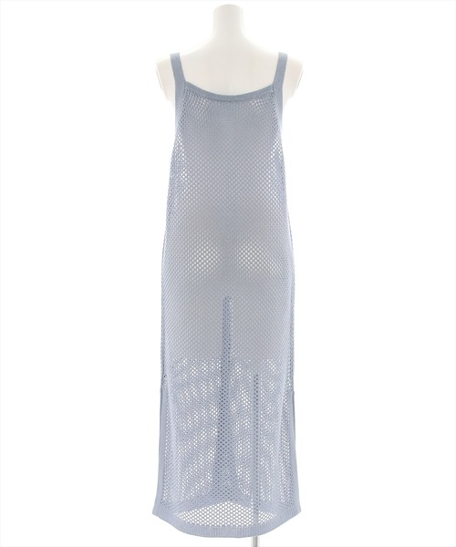 clear(クリア)の「メッシュニットロングジレ(ワンピース・レディース・ブラック/アイボリー/ブルーグレー・F)」の6枚目の写真