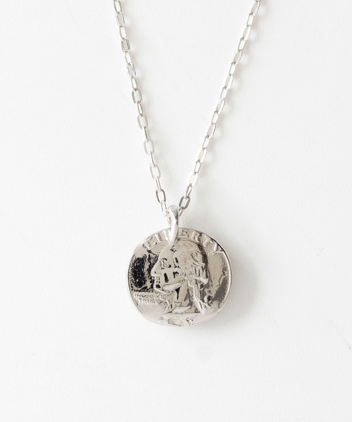 JUICY ROCK（ジューシーロック）の「CYCRO/SV925 ラウンドコインネックレス（ネックレス・レディース・シルバー・ONE SIZE）」の3枚目の写真